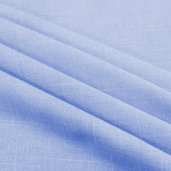 Oxford Melange Crepe - SKY BLUE